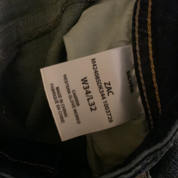 Worn twice Mens Silver brand Jeans - Picture 6 of 10